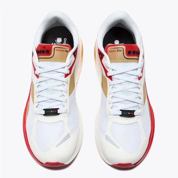 Diadora ATOMO STAR Made in Italy run shoe Lightness cushioning UNISEX W8 M6.5 - Picture 4 of 15